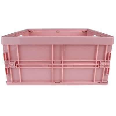 Caixa Dobrável Grande Rosa Antigo