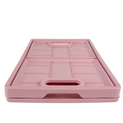 Caixa Dobrável Grande Rosa Antigo