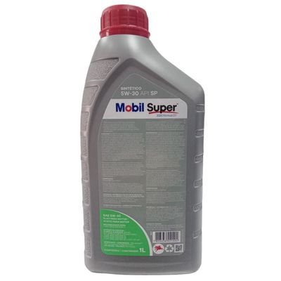 Óleo Lubrificante de Motor Mobil Super API SP 5W30 100% Sintético GF-6 Dexos 1L