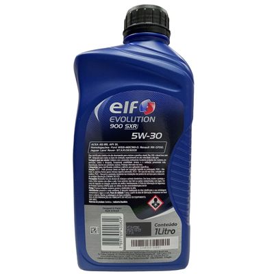 Óleo Lubrificante do Motor ELF Evolution 900 SXR 5W30 SL Sintético 1L