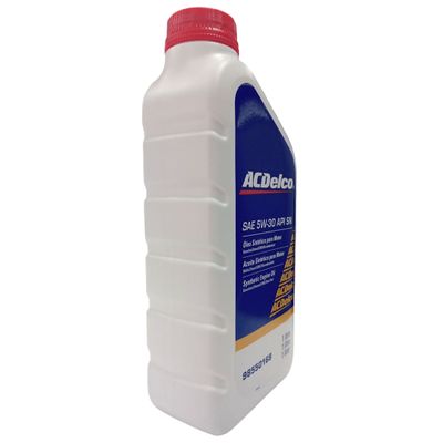 Óleo Lubrificante do Motor ACDelco SAE 5W30 API SN 100% Sintético 1L
