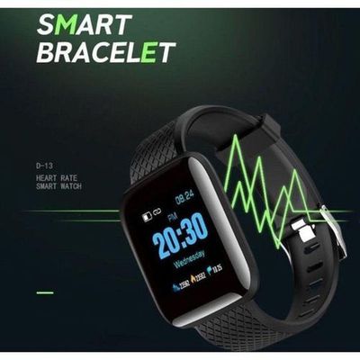 Relógio Inteligente Smartwatch D13 Android e Ios Preto