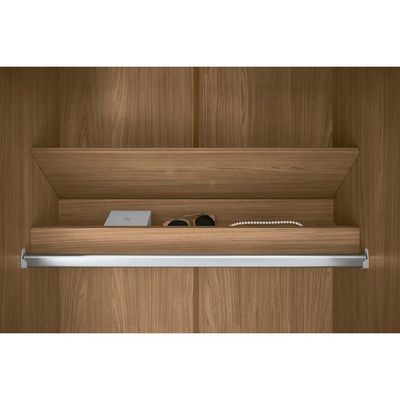 Guarda Roupa Casal 6 Portas e 4 Gavetas c/ Pés Buriti jatoba/Areia - Santos Andirá