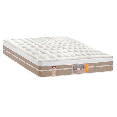 Colchão King Molas Ensacadas Pocket Silver Star Air Double Face Euro Pillow (193x203x34) - Castor