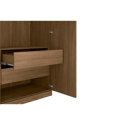 Guarda Roupa 6 Portas e 4 Gavetas c/ Pés Buriti Jatoba - Santos Andirá