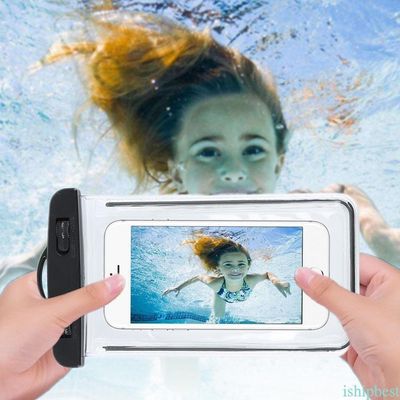 Capa a Prova D'agua para Celular Smartphone Galaxy iPh0ne Preta