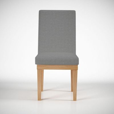Kit 6 Cadeiras Estofadas Reforçada Mesa De Jantar Grafite