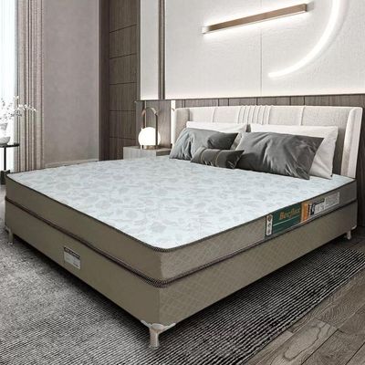 Conjunto Cama Box E Colchão Casal Becflex Mag Gold