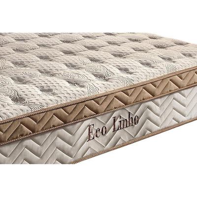 Cama Box Baú Queen: Colchão Molas Ensacadas Paropas Masterpocket Eco Linho + Base Clean(158X198)