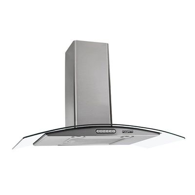 Coifa de Parede 80cm Vidro Curvo Duto Slim Fogatti Inox 110V 110V