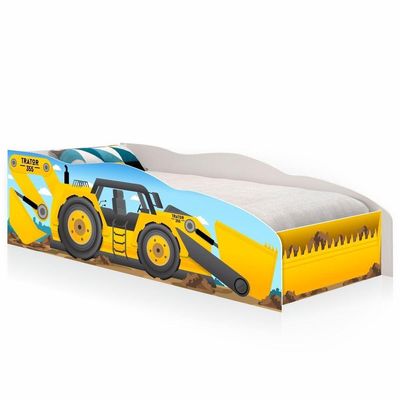 Cama Infantil Premium Kids Trator Amarelo