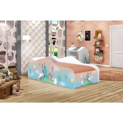 Cama Fun Volta Ao Mundo Solteiro