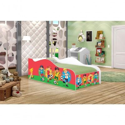 Cama Fun Futebol Meninos Solteiro