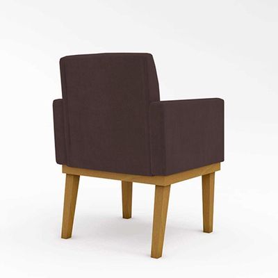 Kit Sofá Com Base Reforçada + 2 Poltronas Sala De Estar Cor:marrom