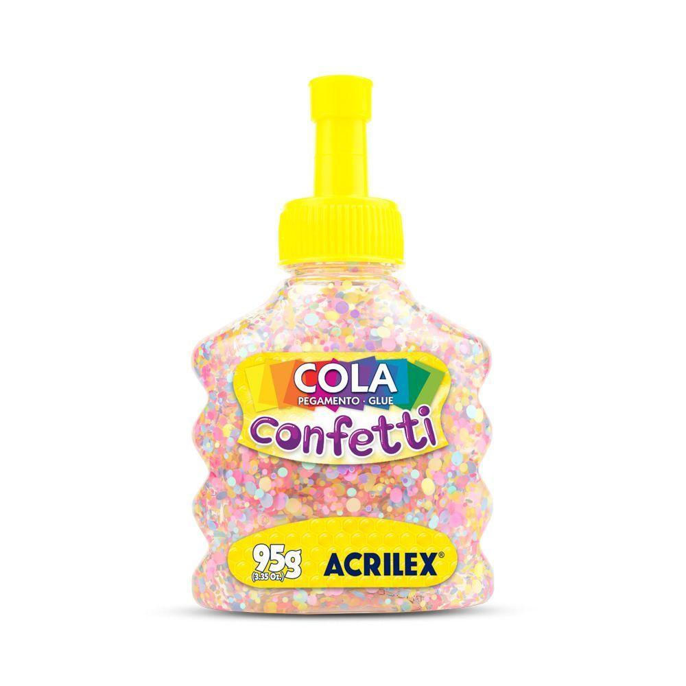 Cola Confetti Algodão Doce Acrilex 95g 024950498