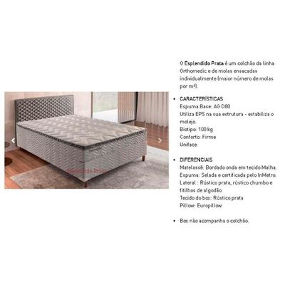 Cama Box Baú Queen: Colchão Molas Masterpocket Ensacadas Esplêndido Bordô + Base Gray(158X198)