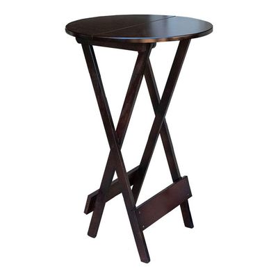 Kit 6 Jogos De Mesa Bistrô De Madeira Dobrável Com 3 Banquetas - Imbuia