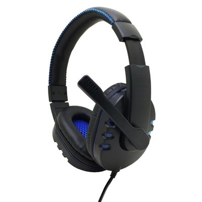Fone Ouvido Headset Gamer Pc Playstation Ps4 Ps3 Jogo e Chat Kp-359 Azul
