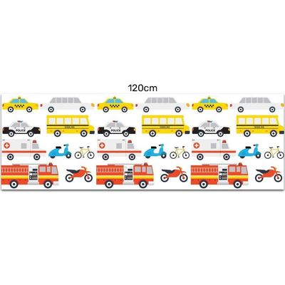 Adesivo De Parede Decorativo Infantil Carrinhos