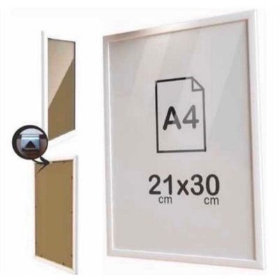 Quadro Infantil Urso 6 Un A4 Vidro E Pendurador