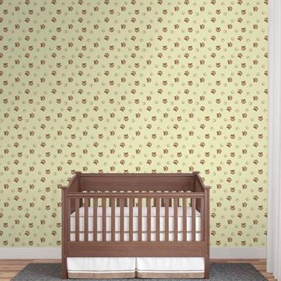 Papel De Parede Infantil Patinhas Cachorro
