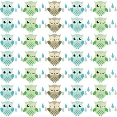 Papel De Parede Kids Corujas