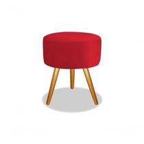 Puff Suede Vermelho