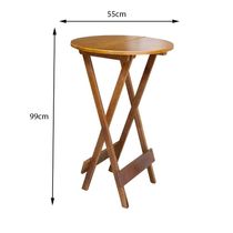 Mesa De Madeira Bistrô Dobravel Mel