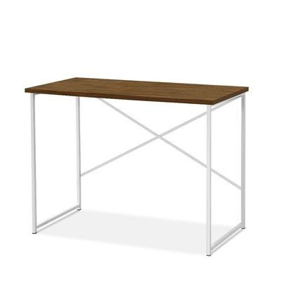 Mesa Escrivaninha Para Estudo Office 0,76 Cm Miami Imbuia/ Branco