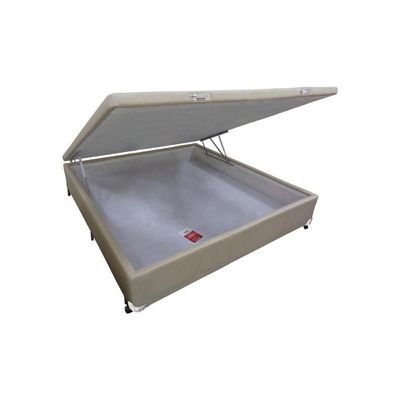 Cama Box Baú Casal Linho Clean (138x188x35) - Castor