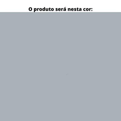 Mesa De Escritório Em L Pé Tubular Pe25 Em Mdp 155 X 155 X 60 Cm Cinza Com Base Cinza