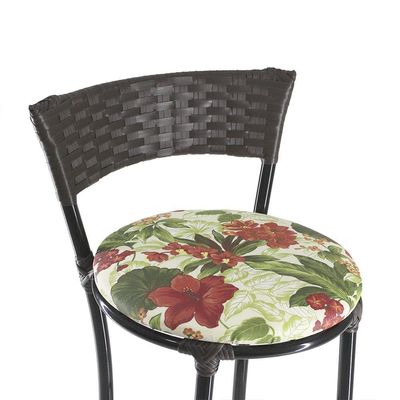 Jogo Com 6 Banquetas Alta Forts Fibra Uv Bancada, área Goumert, Bar, Piscina, Balcão Floral Vermelho