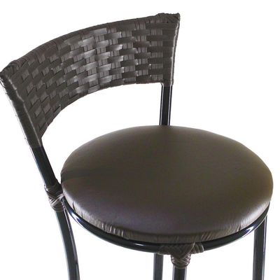 Kit 8 Banquetas Alta Forts Fibra Uv Bancada, área Goumert, Bar, Piscina, Balcão, Floral Marrom