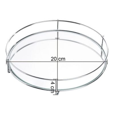Bandeja Hara Fence Cromada Redonda 20cm