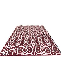 Tapete Flannel Sala Quarto Luxo Macio 2,00X1,40 Vermelho