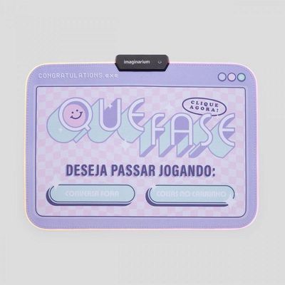 Mousepad Com Led Que Fase