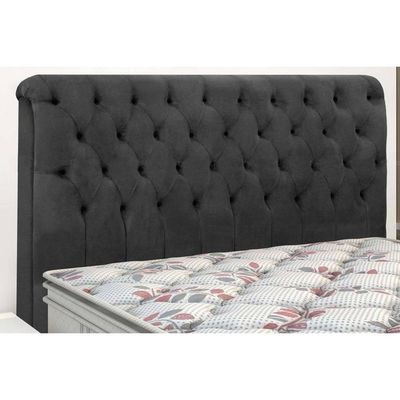 Mesa Cabeceira Solteiro Imperatriz Suede Bege - Simbal