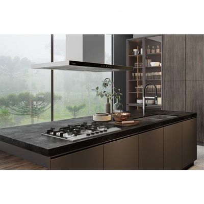 Coifa De Ilha 90cm Touch Inox Escovado Londres - Debacco