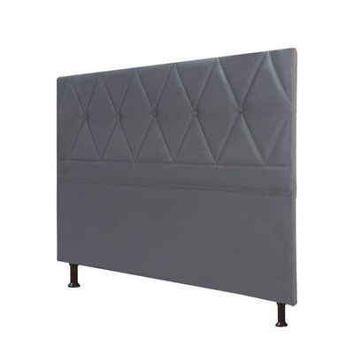 Cabeceira Cama Box Casal Js Heloisa 1,60 M Grafite