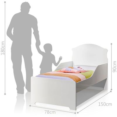 Mini Cama Branco Deluxe
