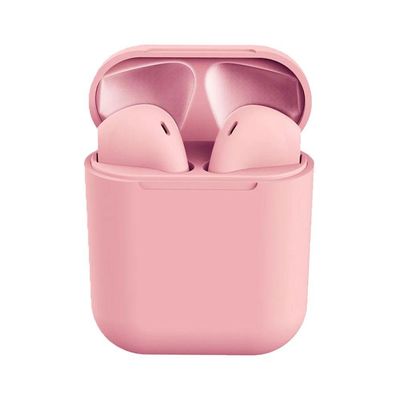 Fone De Ouvido Wireless Inpods 12 Tws Bluetooth 5.0 Para Iphone E Android - Rosa