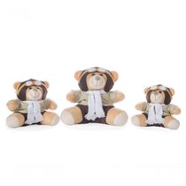 Urso Pelúcia Aviador Branco 3 Un