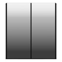 Aparador Buffet 2 Portas Com Espelho Vegas V3611 Preto Preto