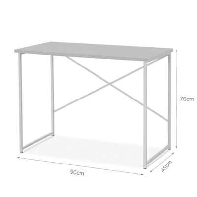 Aparador Estilo Industrial 90 Cm Miami Klm Móveis Imbuia/ Branco