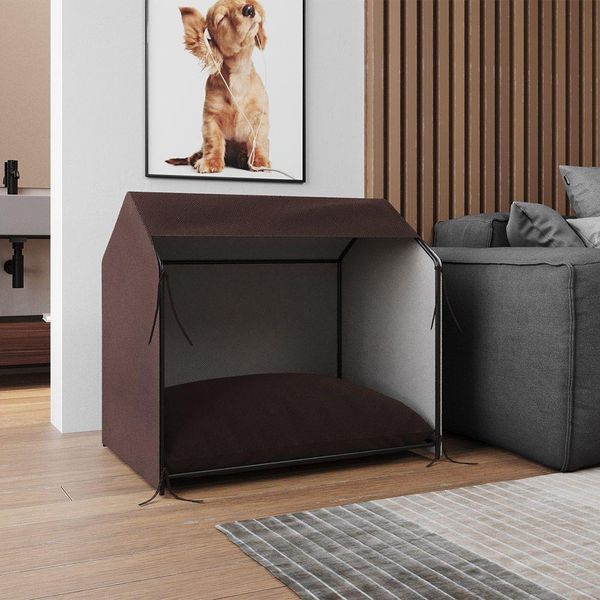Casinha De Cachorro Pet Tati Raças Pequenas - Marrom Marrom