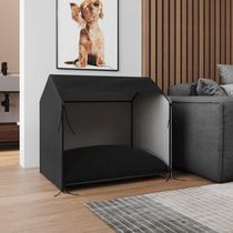 Casinha De Cachorro Pet Tati Raças Pequenas - Preto - Cor: Preto