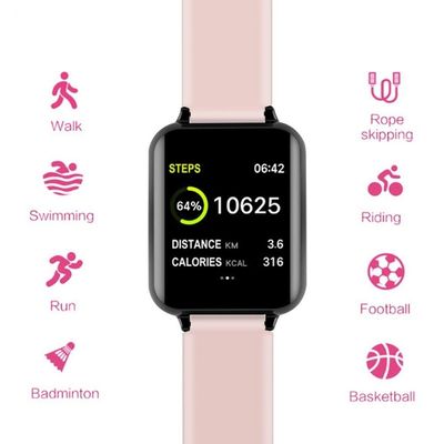 Relógio Inteligente B57 Smartwatch Ios Android Rosa