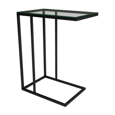Mesa Lateral Encaixe Elena Preto - Cor: Preto