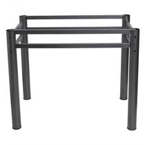 Base Retangular P/Mesa Jantar Vidro Madeira Texturizado