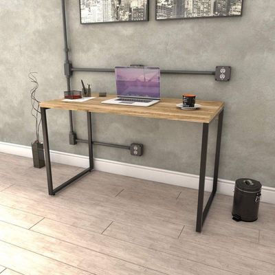 Mesa Escrivaninha Paúba Amêndoa - Cor: Marrom